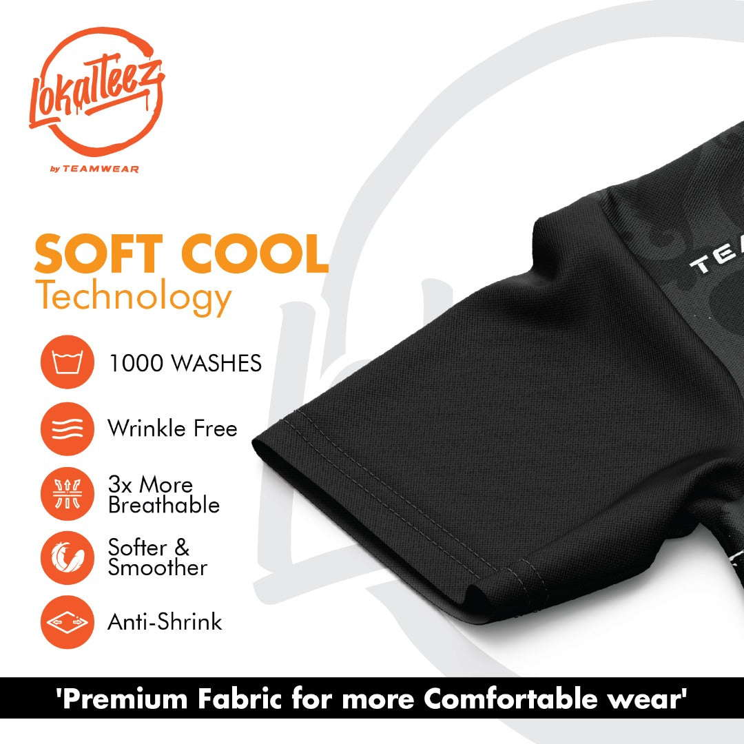LOKALTEEZ MR18 Merdeka 66th Edition KERDIPAN CAHAYA 180GSM Mandarin Collar