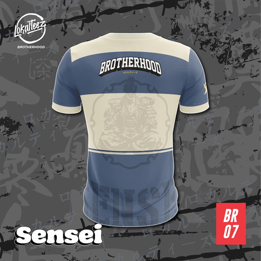 LOKALTEEZ BR07 KYODAI Special Edition SENSEI Lycra 280GSM Round Neck Unisex Baju Jersey