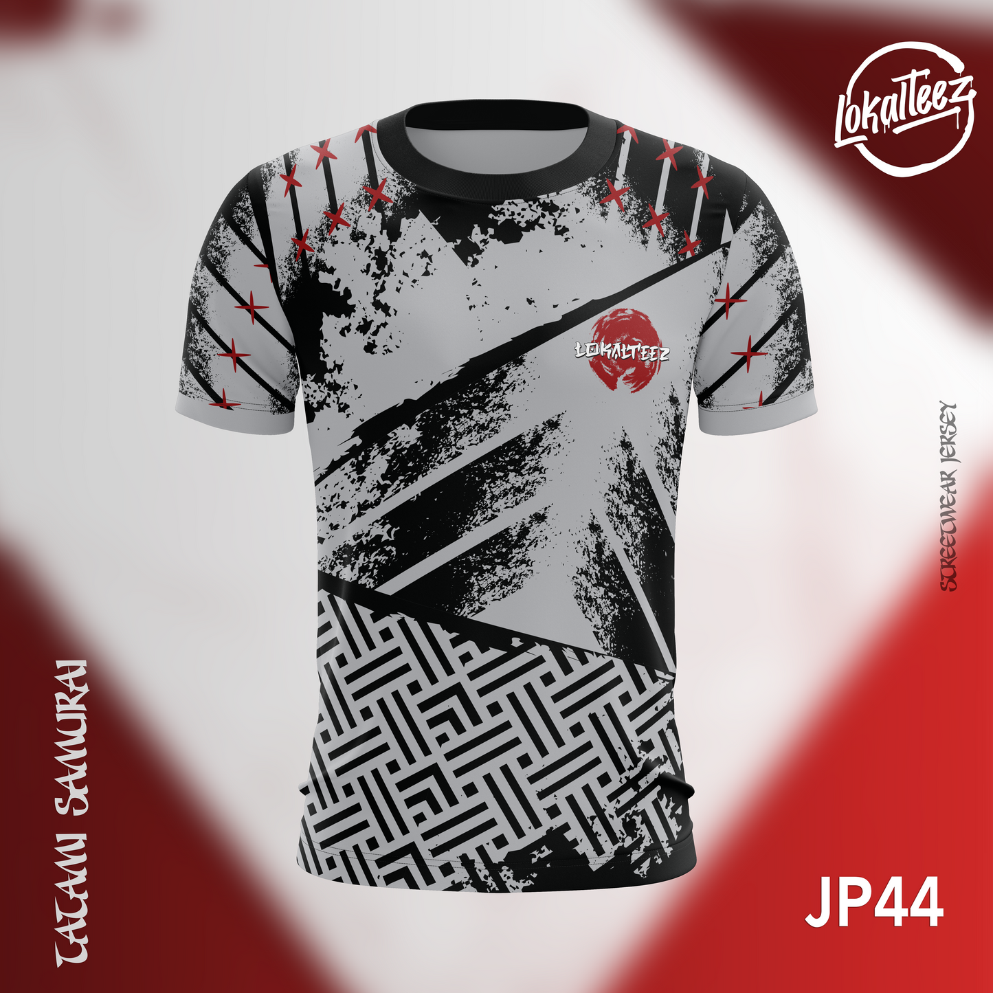 LOKALTEEZ JP44 Japanese SENSHI Edition TATAMI SAMURAI 150GSM Round Neck