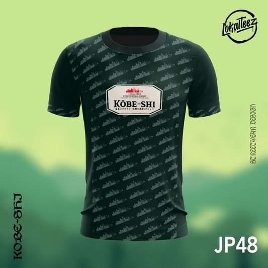 LOKALTEEZ JP48 Japanese BASHO Edition KOBE-SHI 180GSM Round Neck