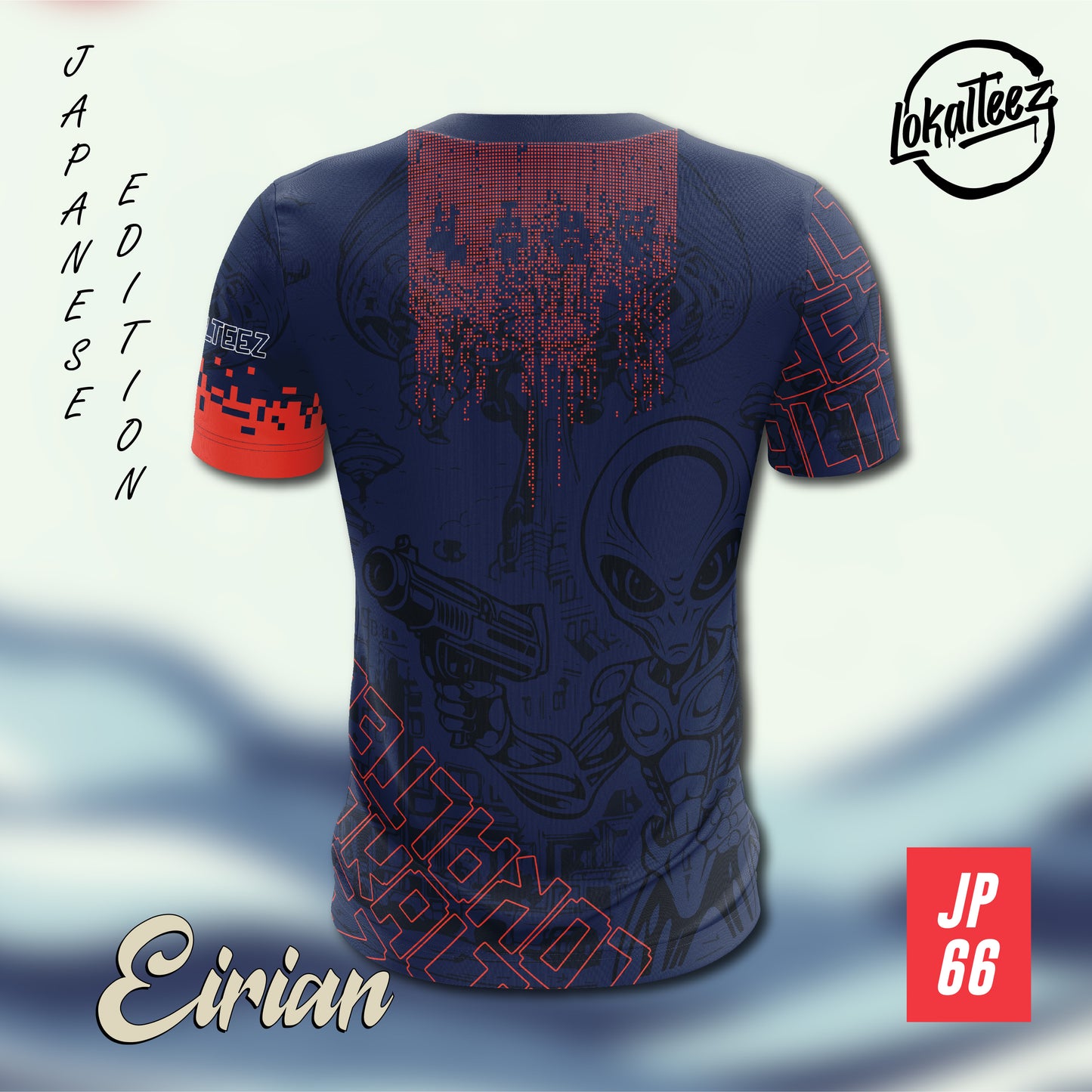 LOKALTEEZ JP66 Japanese NIHON Edition EIRIAN 180GSM Round Neck Jersey