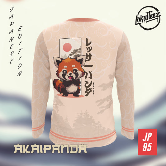 LOKALTEEZ JP95 Japanese TSUKIMI Edition AKAIPANDA 150GSM MICROFIBER EYELET JERSEY