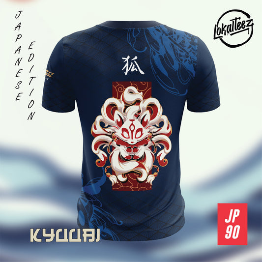 LOKALTEEZ JP90 Japanese SHINWA Edition KYUUBI 150GSM MICROFIBER EYELET JERSEY