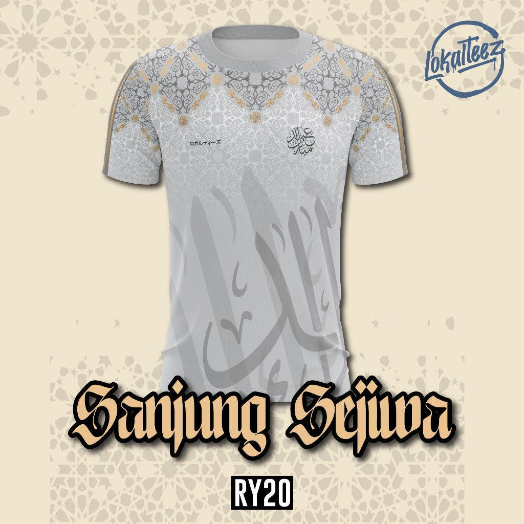 LOKLATEEZ RY20 SYAWAL LIMITED EDITION SANJUNG SEJIWA Round Neck Unisex Jersey
