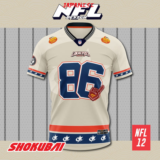 [NFL OVERSIZED BERSULAM] NFL12 NFL Edition SHOKUBAI 280GSM JERSEY