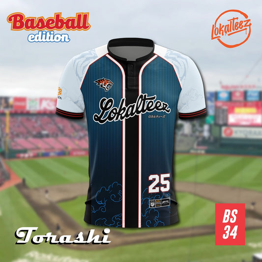 LOKALTEEZ BS35 Baseball Japanese Edition TORASHI 180GSM JERSEY BOLA