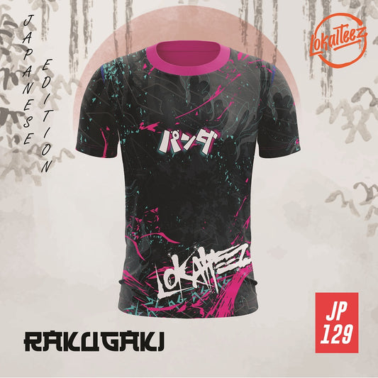 LOKALTEEZ JP129 Japanese NIHON Edition RAKUGAKI 150GSM MICROFIBER EYELET JERSEY