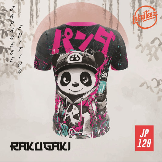 LOKALTEEZ JP129 Japanese NIHON Edition RAKUGAKI 150GSM MICROFIBER EYELET JERSEY