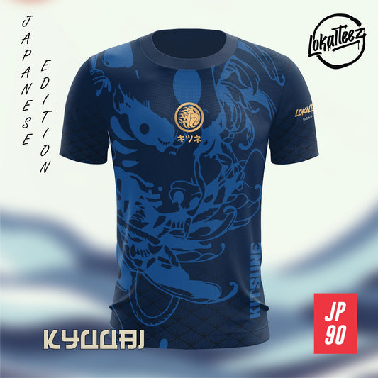 LOKALTEEZ JP90 Japanese SHINWA Edition KYUUBI 150GSM MICROFIBER EYELET JERSEY