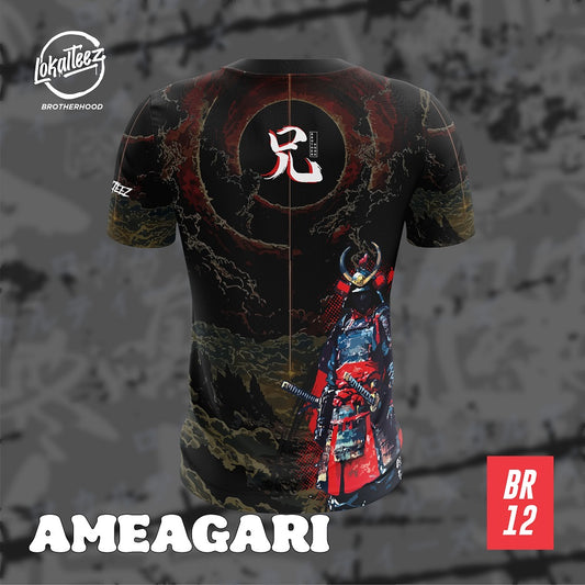 LOKALTEEZ BR12 KYODAI Special Edition AMEAGARI Lycra 280GSM Round Neck Unisex Baju Jersey