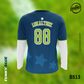LOKALTEEZ BS13 Baseball Japanese Edition FUNKY BLUE 180GSM JERSEY BOLA
