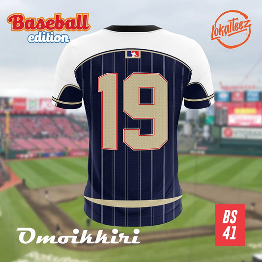 LOKALTEEZ BS41 Baseball Japanese Edition OMOIKKIRI 180GSM JERSEY BOLA
