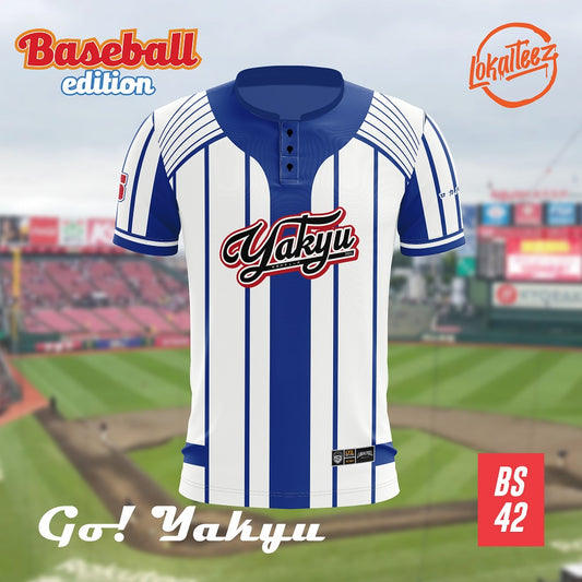 LOKALTEEZ BS42 Baseball Japanese Edition GO!YAKYU 180GSM JERSEY BOLA