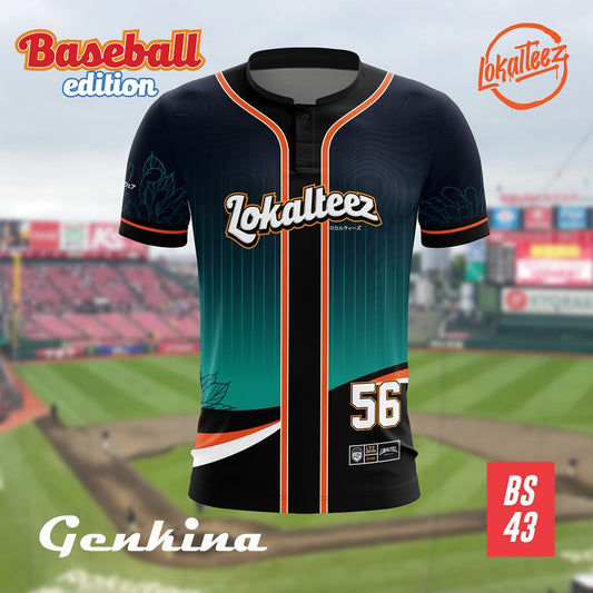LOKALTEEZ BS43 Baseball Japanese Edition GENKINA 180GSM JERSEY BOLA