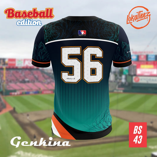 LOKALTEEZ BS43 Baseball Japanese Edition GENKINA 180GSM JERSEY BOLA