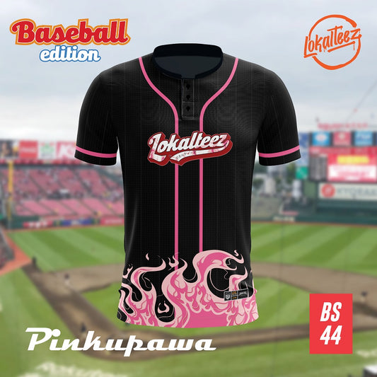 LOKALTEEZ BS44 Baseball Japanese Edition PINKUPAWA 180GSM JERSEY BOLA