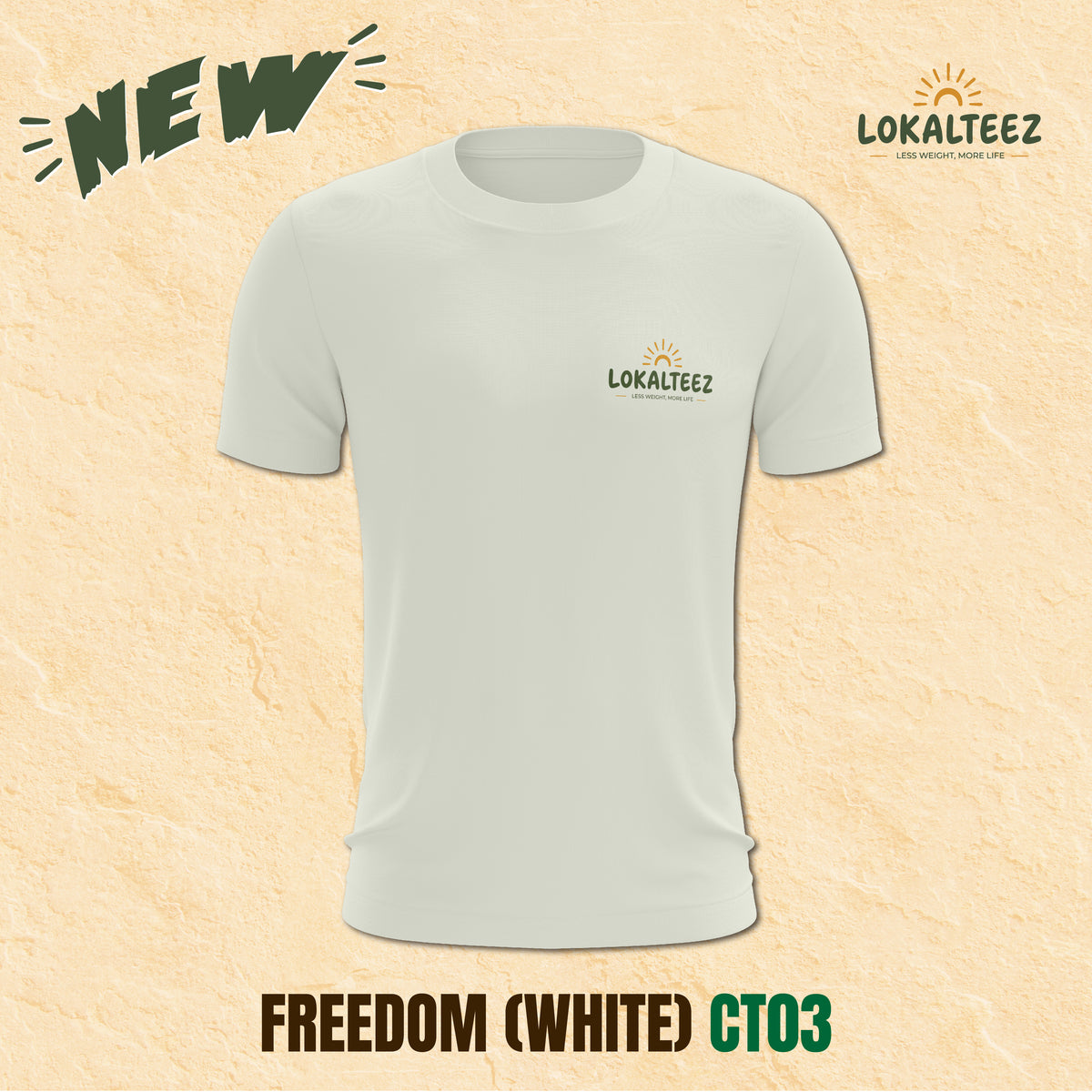 CT03 COTTON Special Edition FREEDOM IS A CHOICE (WHITE)