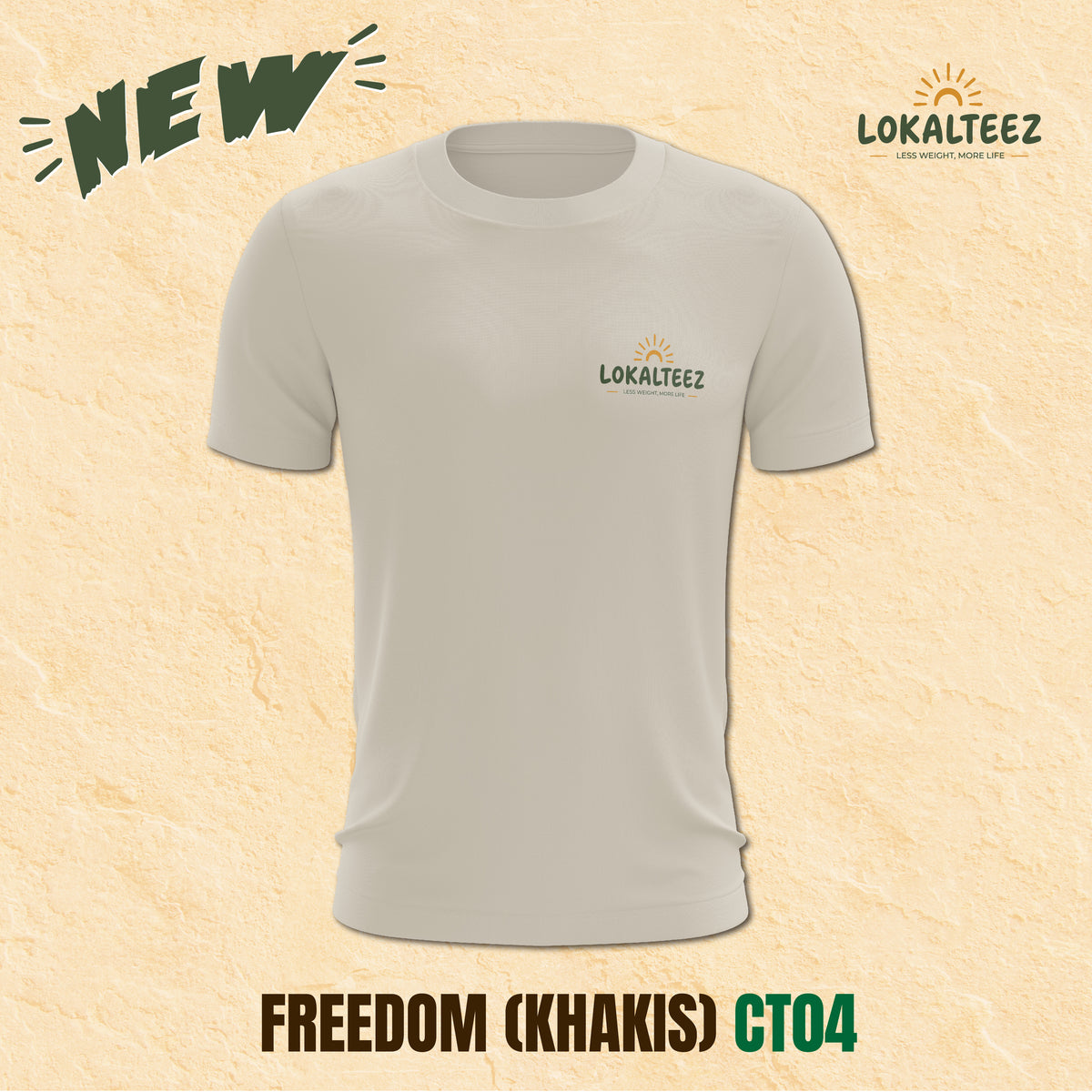 CT04 COTTON Special Edition FREEDOM IS A CHOICE (KHAKIS)