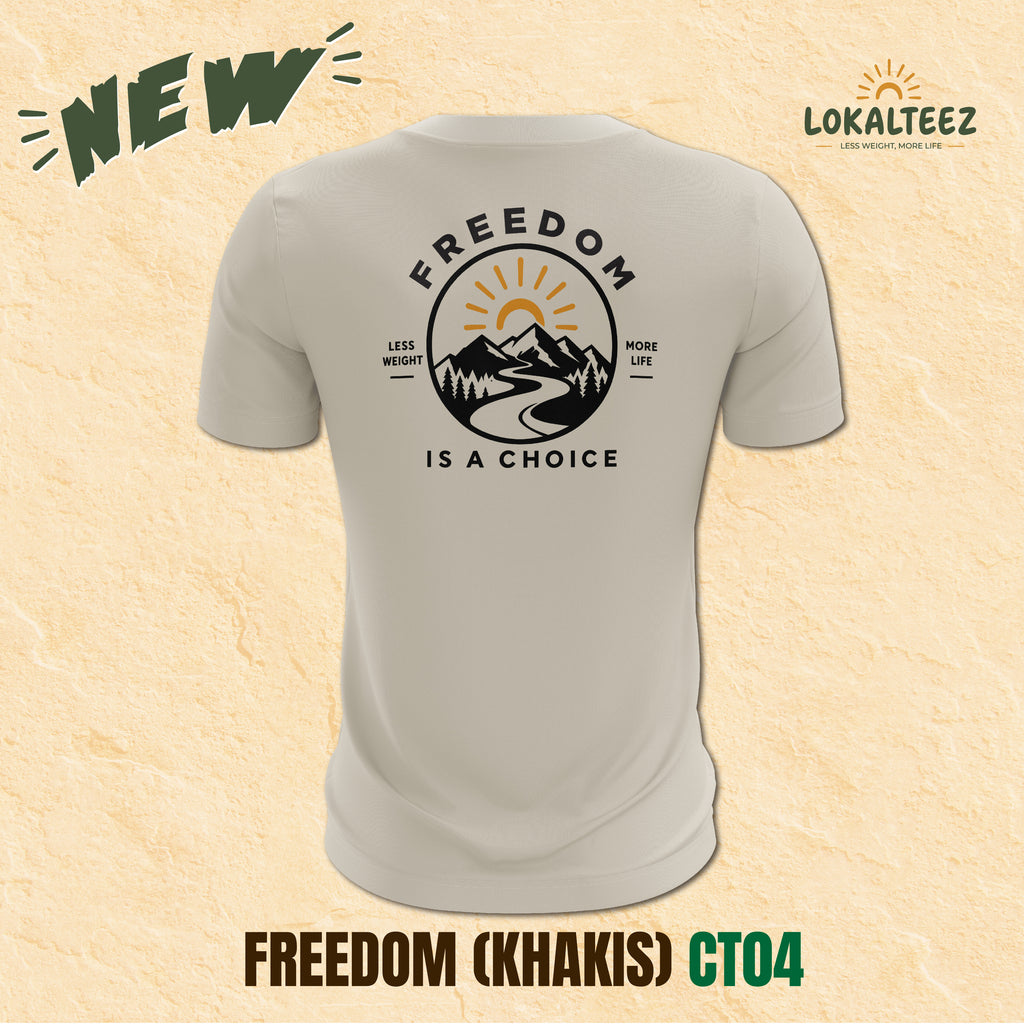 CT04 COTTON Special Edition FREEDOM IS A CHOICE (KHAKIS)