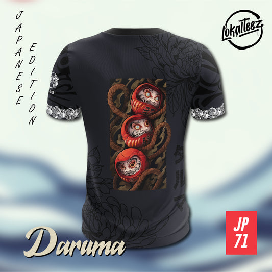 LOKALTEEZ JP71 Japanese SENSHI Edition DARUMA 150GSM Round Neck Jersey