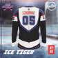 LOKALTEEZ HY05 Ice Hockey Edition ICE TIGER 180GSM Double V-Neck