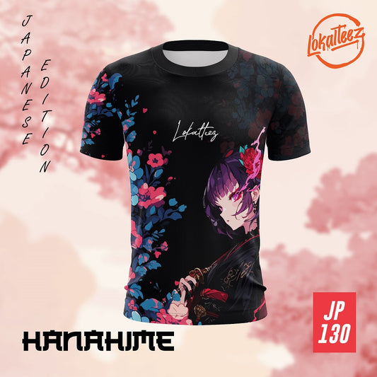 LOKALTEEZ JP130 Japanese KAWAII Edition HANAHIME 150GSM MICROFIBER EYELET JERSEY