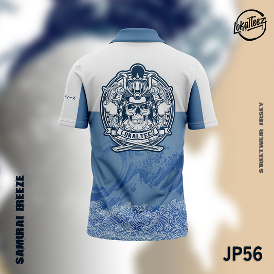LOKALTEEZ JP56 Japanese TENKI Edition SAMURAI BREEZE 280GSM Lycra Retro Collar