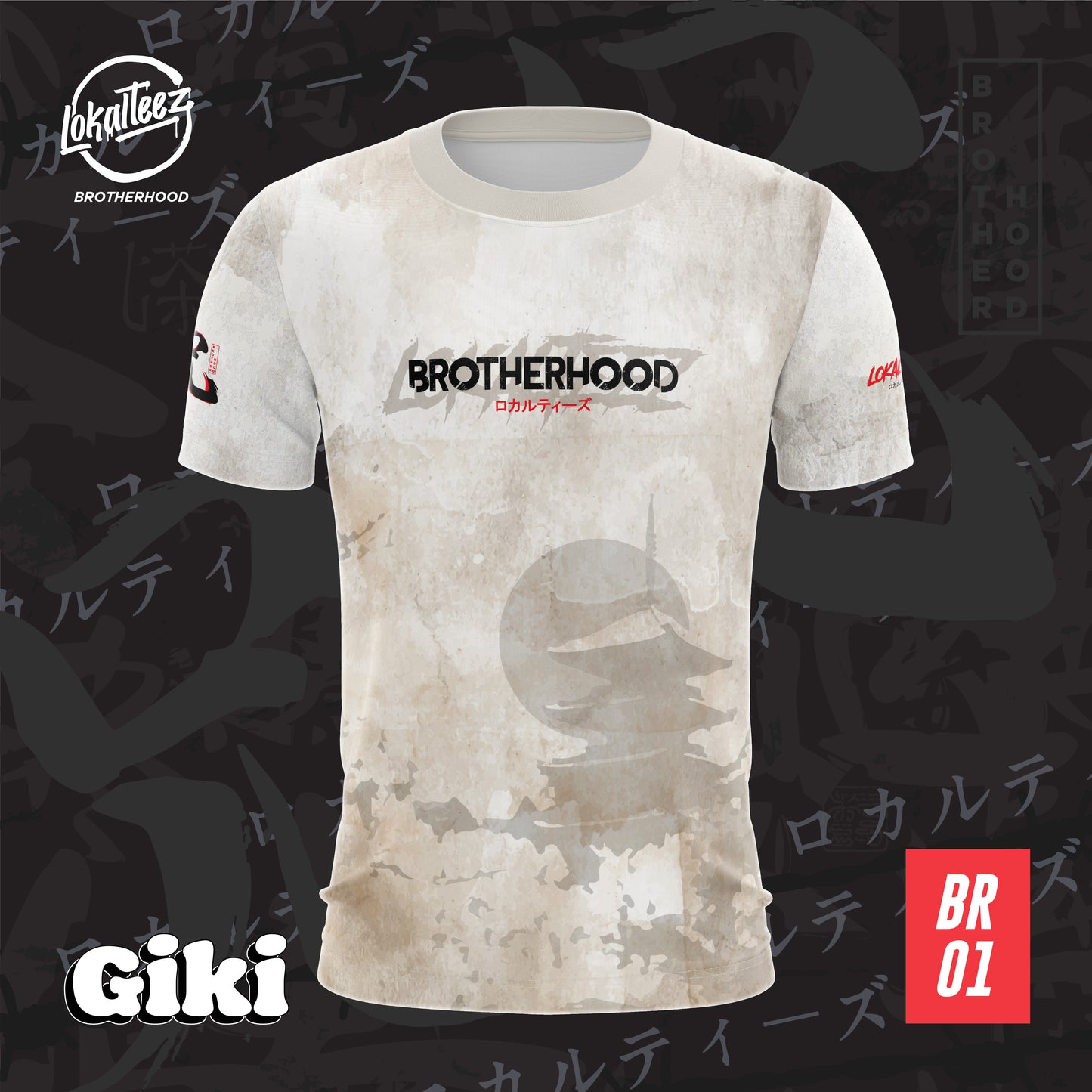 LOKALTEEZ BR01 KYODAI Special Edition GIKI 280GSM Lycra Jersey Round Neck