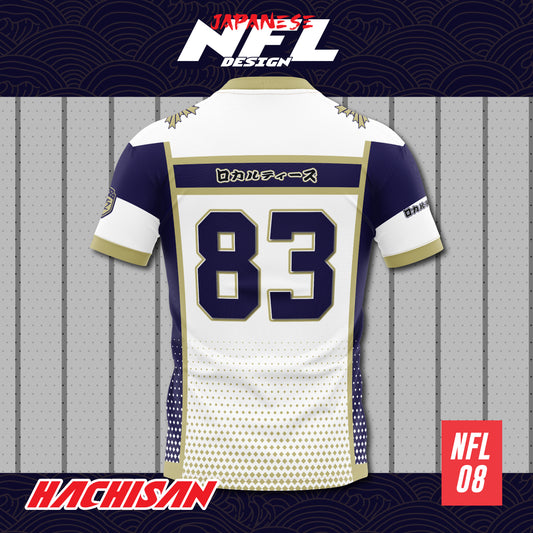 [NFL OVERSIZED BERSULAM] LOKALTEEZ NFL08 NFL Edition HACHISAN 280GSM JERSEY