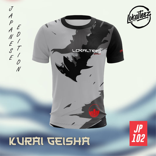 LOKALTEEZ JP102 Japanese NIHON Edition KURAI GEISHA 150GSM MICROFIBER EYELET JERSEY