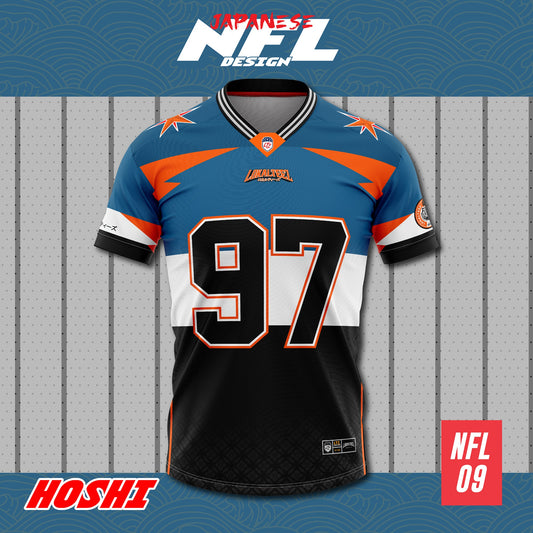 [NFL OVERSIZED BERSULAM] LOKALTEEZ NFL09 NFL Edition HOSHI 280GSM JERSEY
