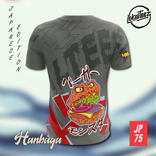 LOKALTEEZ JP75 Japanese TABEMONO Edition HANBAGA 180GSM RJPK JERSEY