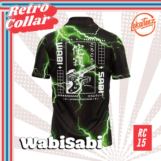 [OVERSIZED] LOKALTEEZ RC15 Japanese DOKUSU Edition WABISABI 280GSM Lycra Retro Collar