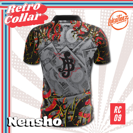 [OVERSIZED] LOKALTEEZ RC09 Japanese DOKUSU Edition NENSHO 280GSM Lycra Retro Collar Jersey