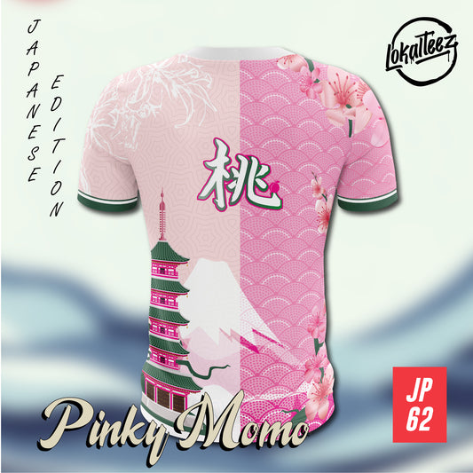 LOKALTEEZ JP62 Japanese PINKU Edition PINKY MOMO 150GSM Round Neck Jersey