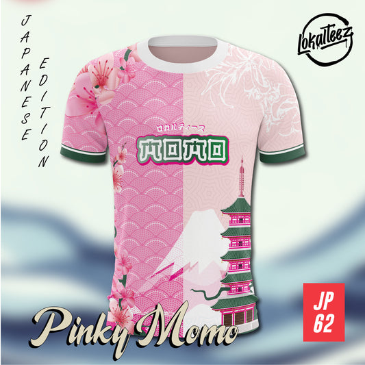 LOKALTEEZ JP62 Japanese PINKU Edition PINKY MOMO 150GSM Round Neck Jersey