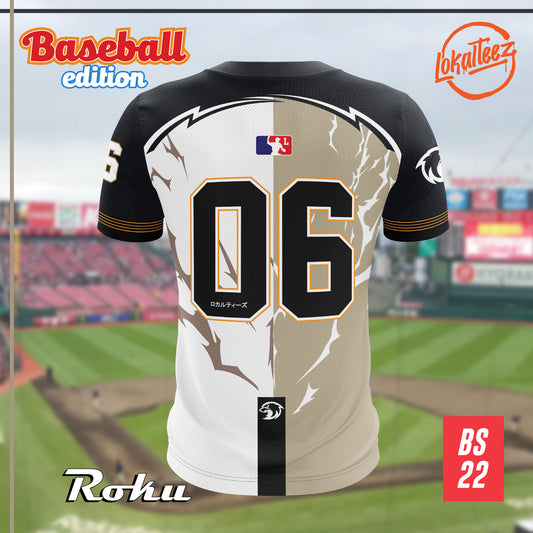 [STANDARD CUTTING] LOKALTEEZ BS22 Baseball Edition ROKU 180GSM RJPK JERSEY