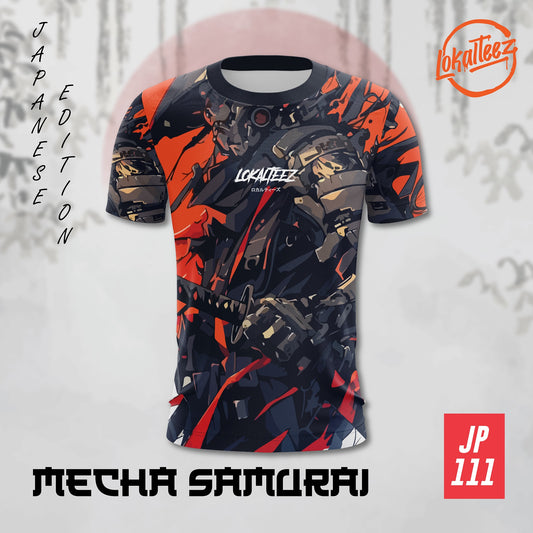 LOKALTEEZ JP111 Japanese NIHON Edition MECHA SAMURAI 150GSM MICROFIBER EYELET JERSEY
