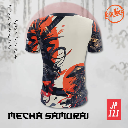 LOKALTEEZ JP111 Japanese NIHON Edition MECHA SAMURAI 150GSM MICROFIBER EYELET JERSEY