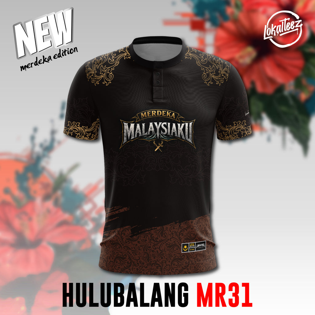 LOKALTEEZ MR31 Merdeka 69th Edition HULUBALANG 150GSM Roundneck