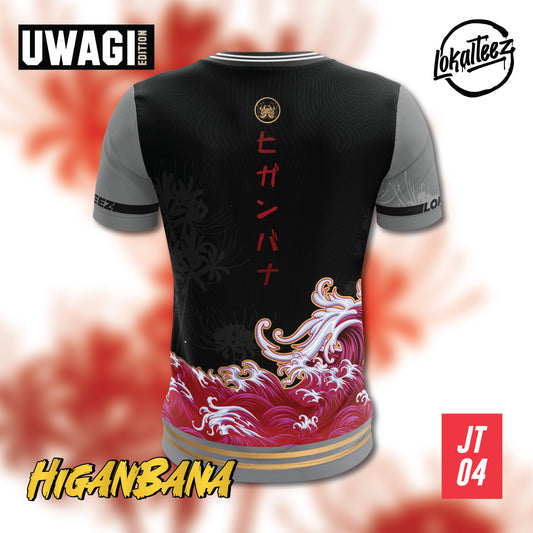 LOKALTEEZ JT04 Uwagi Edition HIGANBANA 220GSM Kain Sandwich Jersey