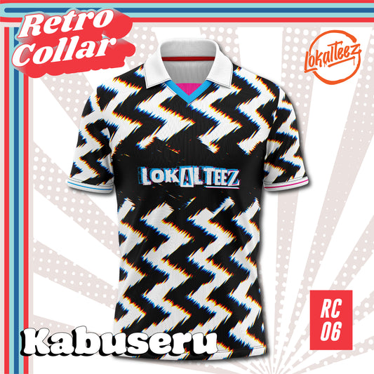 [OVERSIZED] LOKALTEEZ RC06 Japanese DOKUSU Edition KABUSERU 280GSM Lycra Retro Collar Jersey