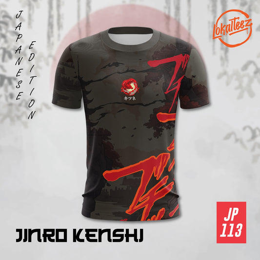 LOKALTEEZ JP113 Japanese NIHON Edition JINRO KENSHI 150GSM MICROFIBER EYELET JERSEY
