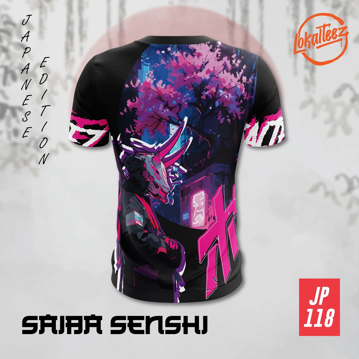 LOKALTEEZ JP118 Japanese NIHON Edition SAIBA SENSHI 150GSM MICROFIBER EYELET JERSEY