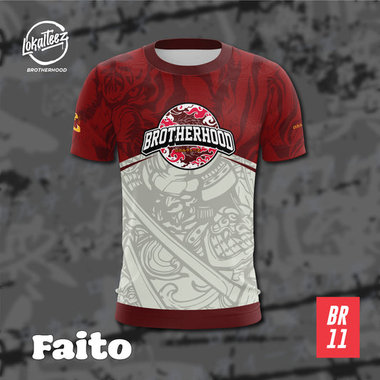 LOKALTEEZ BR11 KYODAI Special Edition FAITO Lycra 280GSM Round Neck Unisex Baju Jersey
