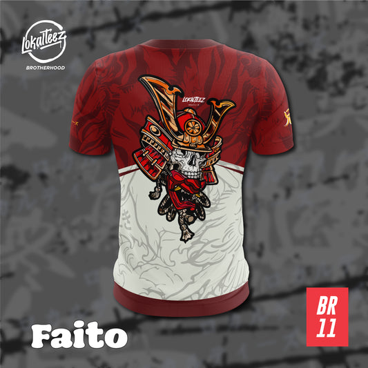 LOKALTEEZ BR11 KYODAI Special Edition FAITO Lycra 280GSM Round Neck Unisex Baju Jersey
