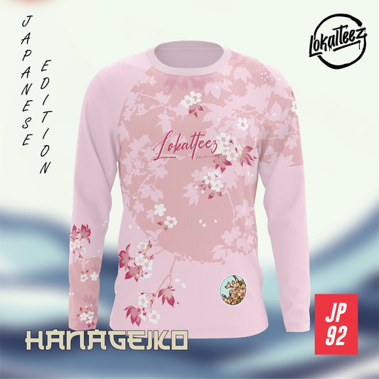 LOKALTEEZ JP92 Japanese TSUKIMI Edition HANAGEIKO 150GSM MICROFIBER EYELET JERSEY