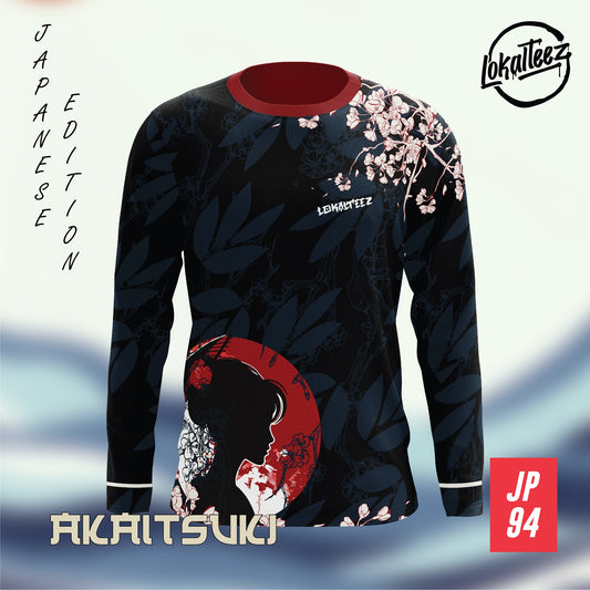 LOKALTEEZ JP94 Japanese TSUKIMI Edition AKAITSUKI 150GSM MICROFIBER EYELET JERSEY
