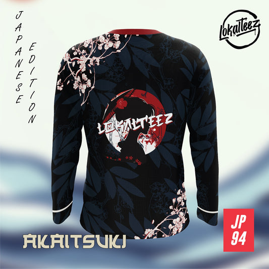 LOKALTEEZ JP94 Japanese TSUKIMI Edition AKAITSUKI 150GSM MICROFIBER EYELET JERSEY