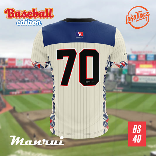 LOKALTEEZ BS40 Baseball Japanese Edition MANRUI 180GSM JERSEY BOLA